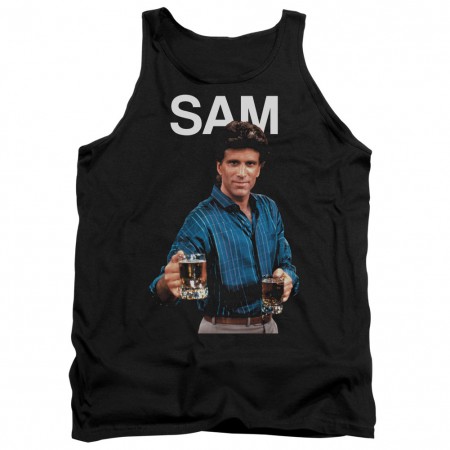 Cheers Sam Black Tank Top