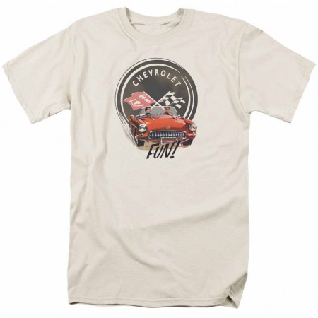 Chevy Vette Fun Beige T-Shirt