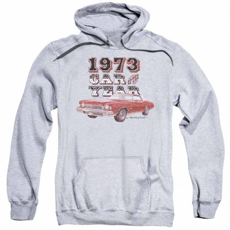 Chevy Car Of The Year Gray Pullover Hoodie