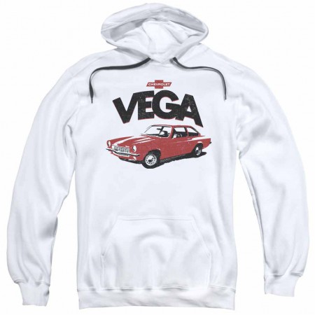 Chevy Rough Vega White Pullover Hoodie