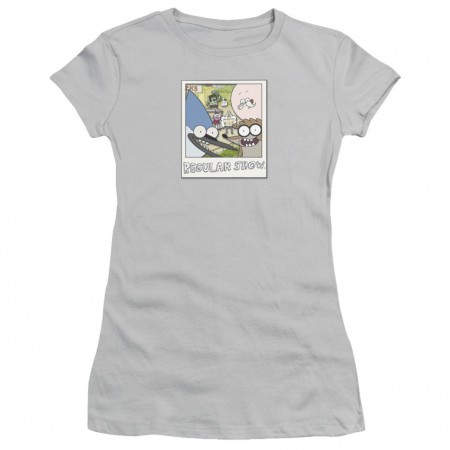 Regular Show Polaroid Womens Tshirt