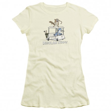 Regular Show Golf Cart Womens Tshirt