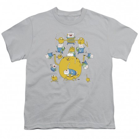 Adventure Time Finn and Jake Having Fun Youth Tshirt