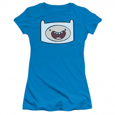 Adventure Time Finns Face Womens Tshirt