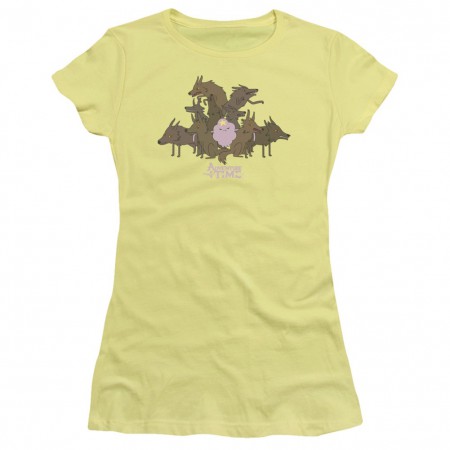 Adventure Time Lumpy and Wolves Womens Tshirt