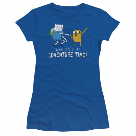 Adventure Time What Time Is It Womens Tshirt