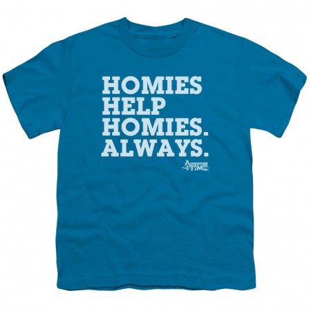 Adventure Time Homies Help Homies Youth Tshirt