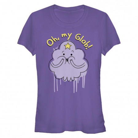 Adventure Time Juniors Purple Oh My Glob T-Shirt