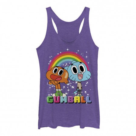 Cartoon Network Gumball Best Friends Purple Junios Tank Top