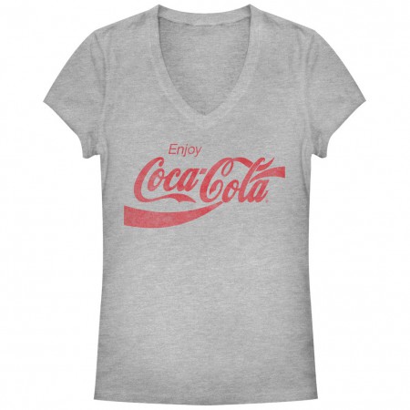 Coca-Cola Straight Up Gray Juniors T-Shirt
