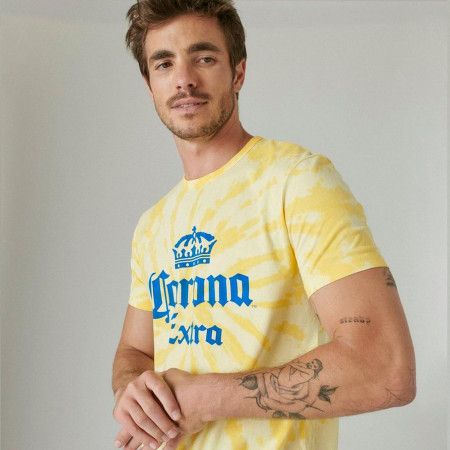 Corona Extra Logo Vibrant Tie Dye T-Shirt