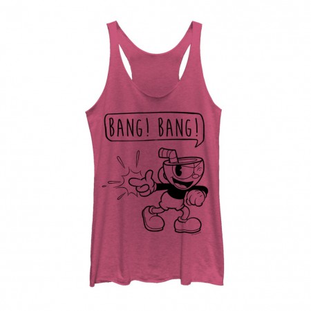 Cuphead Bang Bang Women's Pink Tank Top