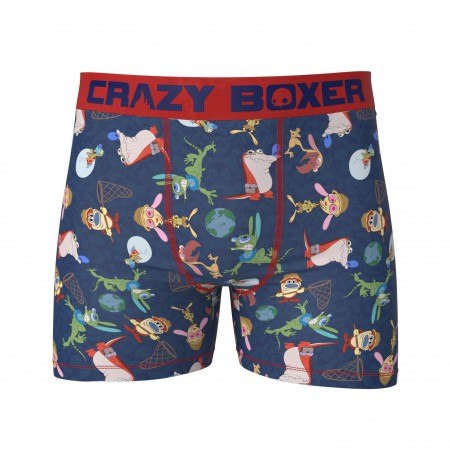 Ren And Stimpy Men's Stretch Boxer Briefs