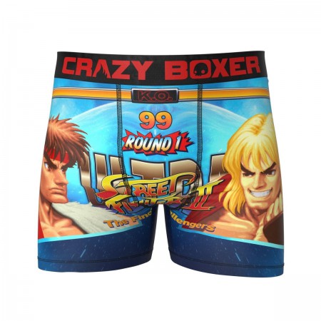 Street Fighter Retro Ken Vs Ryu Boxer Shorts
