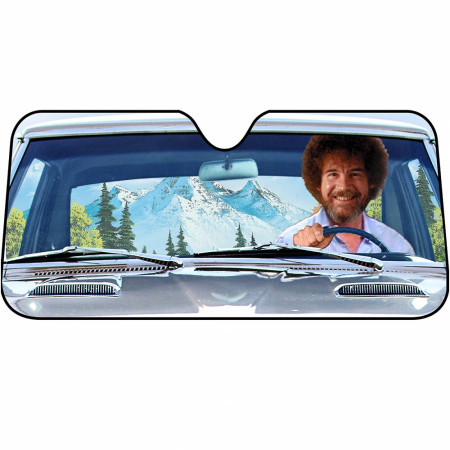 Bob Ross Car Sun Shade