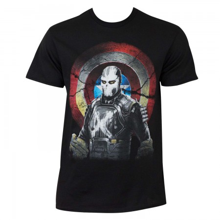 Captain America Civil War Men's Cross Bones Marvel Mercenary T-Shirt