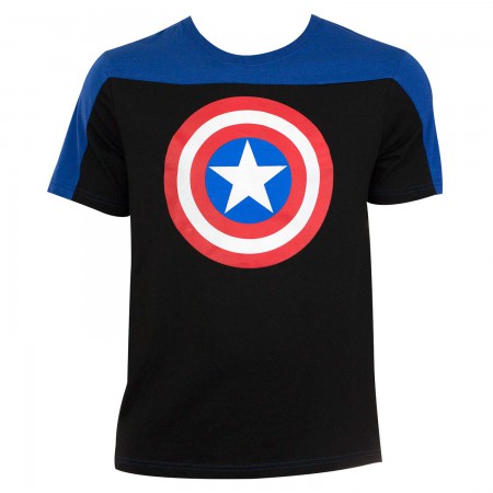 Captain America Men's Two-Tone T-Shirt