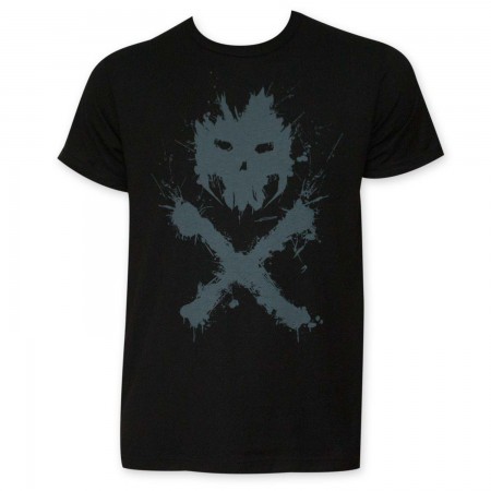 Captain America Crossbones Black Logo T-Shirt