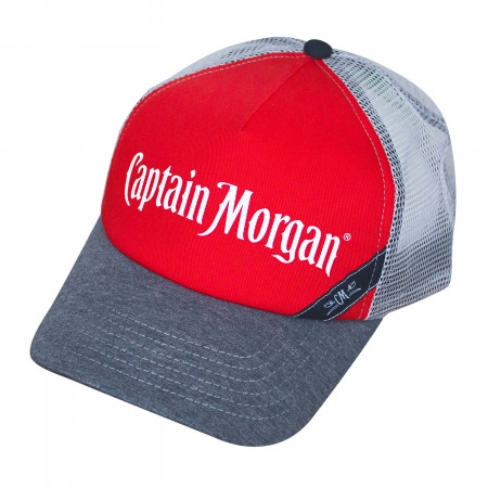 Captain Morgan White Mesh Trucker Hat