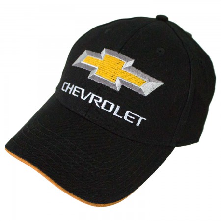 Chevrolet Chevy Logo Black Yellow Men's Hat