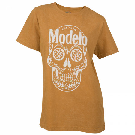 Modelo Especial Sugar Skull Logo Mineral Wash Women's T-Shirt