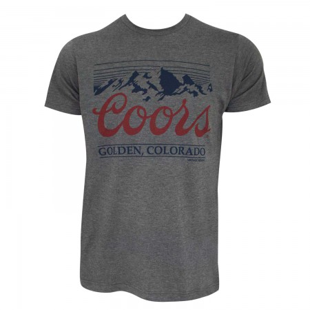 Coors Golden Colorado Grey Tee Shirt