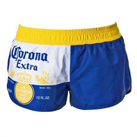 Corona Extra Label Design Women's Blue Board Shorts