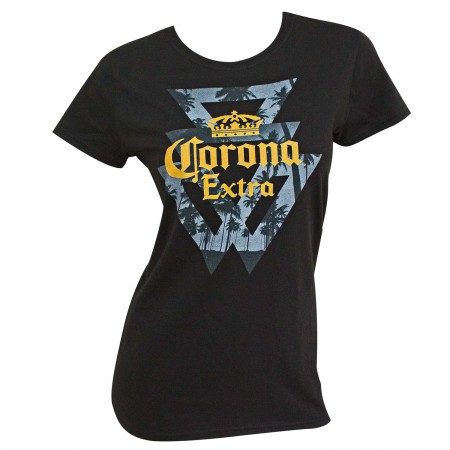 Corona Extra Triangles Logo Women's Tshirt