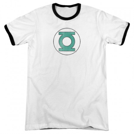 Green Lantern Logo Ringer Tshirt