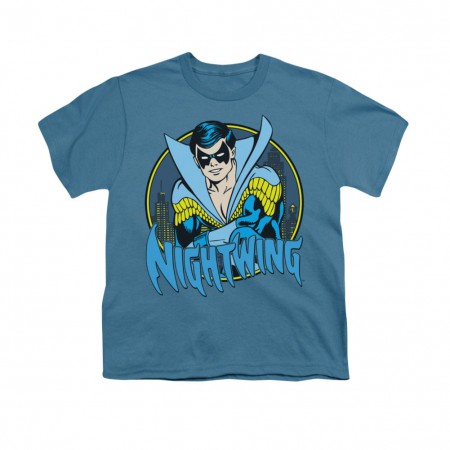 Batman Nightwing Blue Youth Unisex T-Shirt