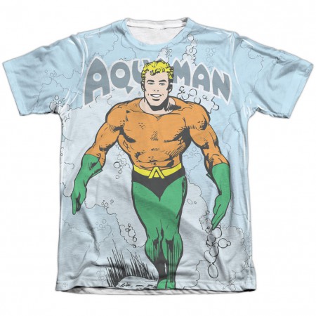 Aquaman Classic Aqua Sublimation T-Shirt