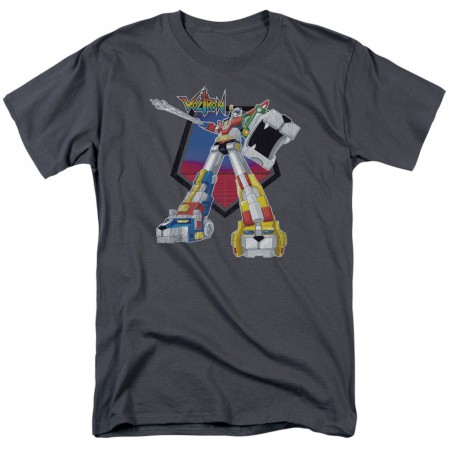 Voltron Blazing Sword Grey Tshirt