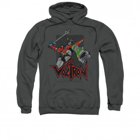 Voltron Roar Gray Pullover Hoodie