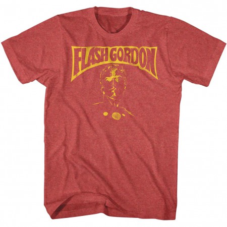 Flash Gordon Yellow On Red Men's T-Shirt