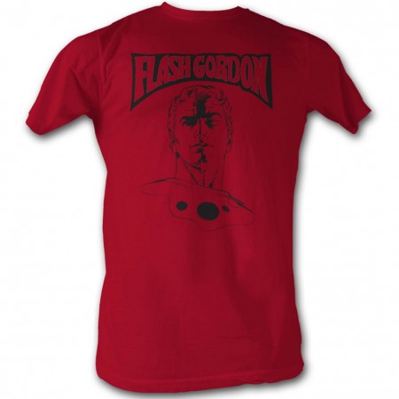 Flash Gordon Portrait Men's Red T-Shirt
