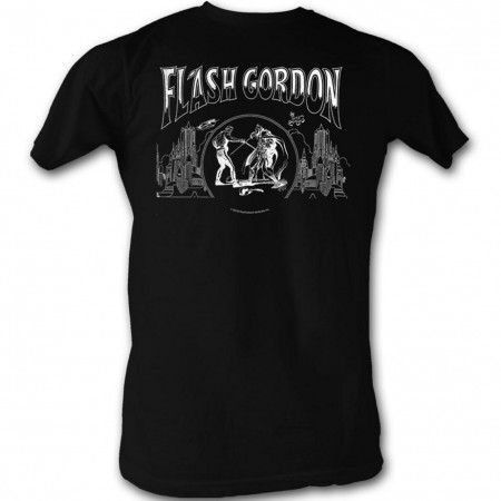 Flash Gordon Jack Flash Men's Black T-Shirt