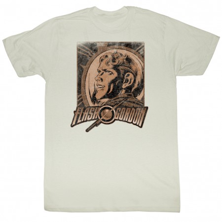 Flash Gordon Shocking Men's White T-Shirt