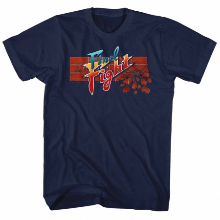 Final Fight Finalfight Mens Blue T-Shirt
