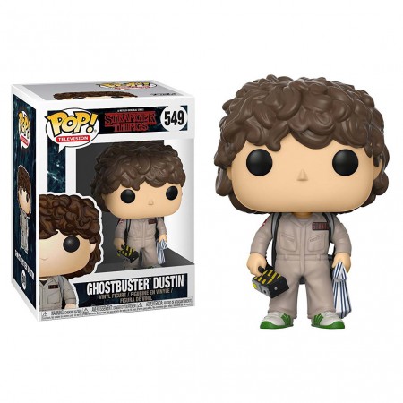 Stranger Things Ghostbuster Dustin Funko Pop Vinyl Figure