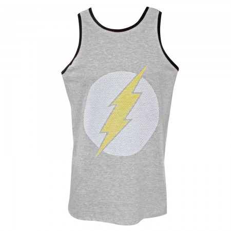 The Flash Jersey Logo Men's Grey Tank Top