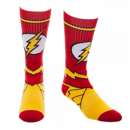 Flash Costume Crew Socks