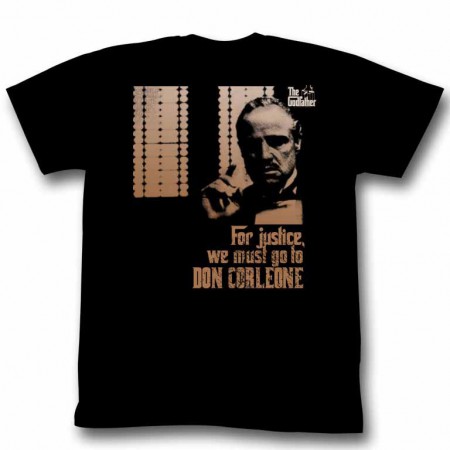 Godfather Justice Black TShirt