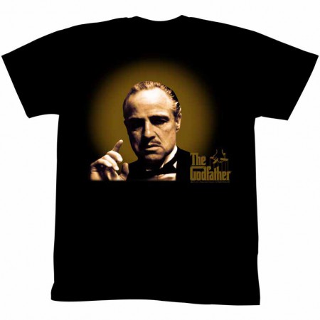 Godfather Glowing And Showing Black TShirt