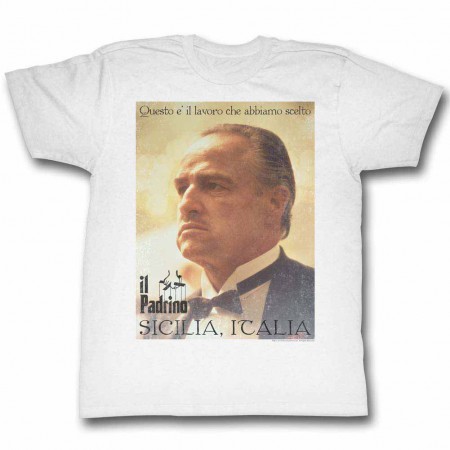 Godfather Poster White TShirt