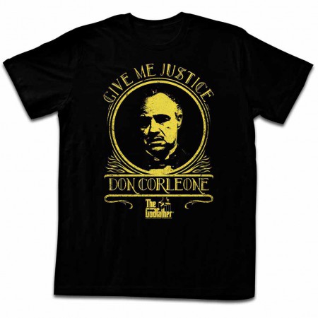 Godfather Justice Black TShirt