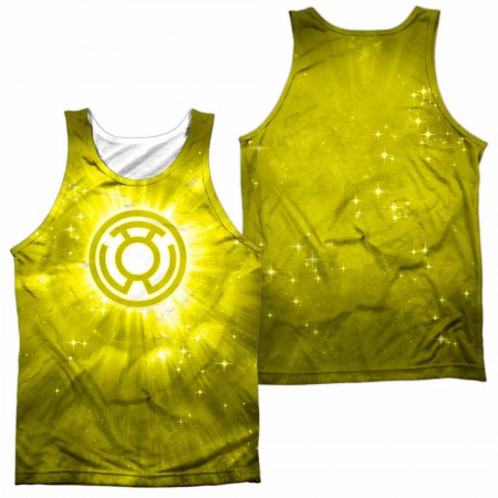 Green Lantern Yellow Energy Sublimation Tank Top