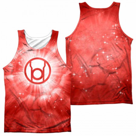 Green Lantern Red Energy Sublimation Tank Top