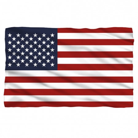 American Flag Patriotic Fleece Throw Blanket