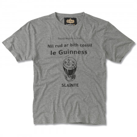 Guinness Stout Men’s Grey Slainte T-Shirt