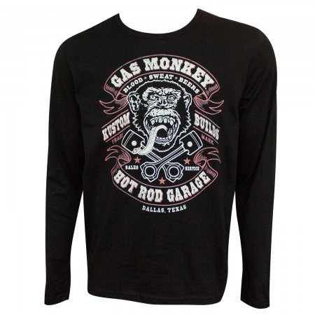 Gas Monkey Garage Blood Sweat and Beer Long Sleeve Shirt